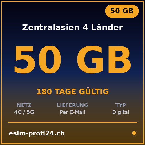 eSIM Asia – 50 GB / 180 days — eSIM Datenpaket kaufen, sofort per E-Mail | eSIMProfi24